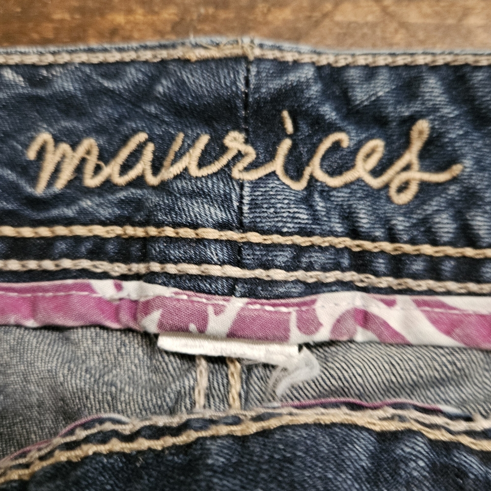 Maurices Women's Boot Cut Jeans in Blue - Picture 7 of 9
